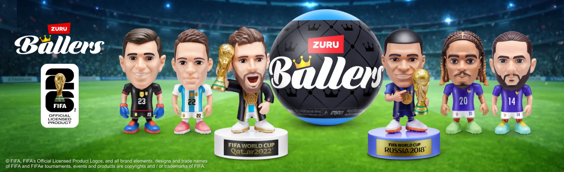 ZURU FIFA World Cup 2026 Ballers Series 1 hero