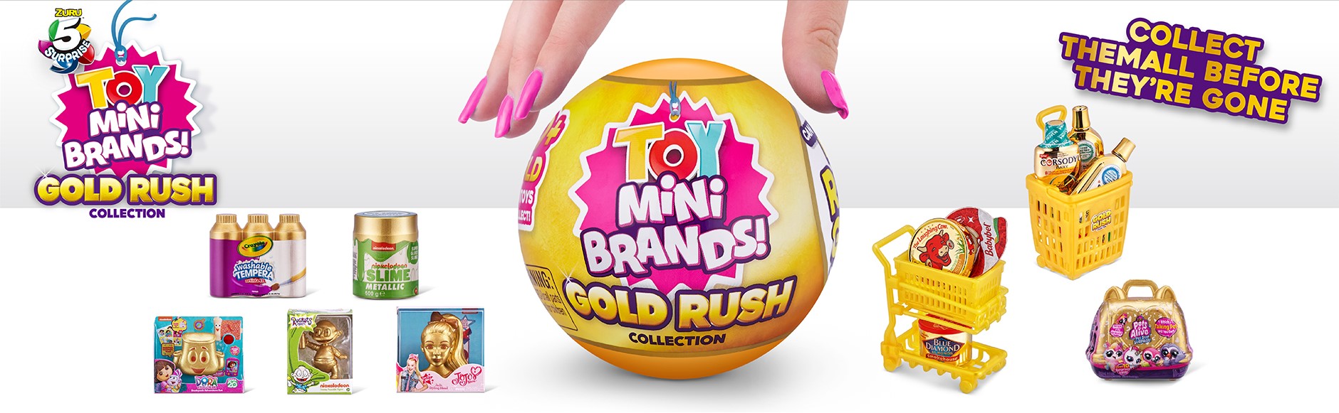Toy Mini Brands Gold Rush hero