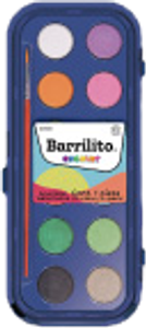Barrilito brand watercolor paint