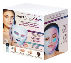 CryoGlow Cooling + LED Face Mask