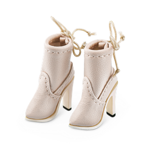 Red Chained booties