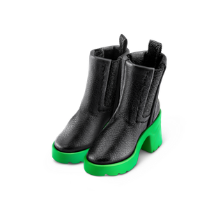 Chelsea Boots, Green Sole