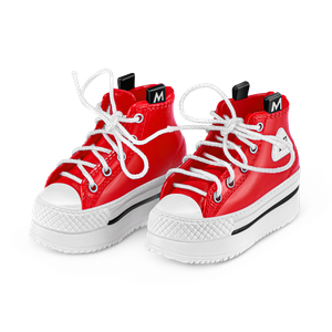 Platform Sneakers Red