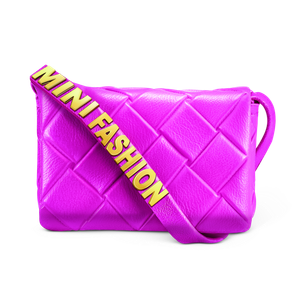 Woven Crossbody, pink
