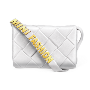 Woven Crossbody, white