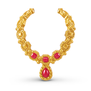 Necklace, Gold