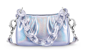 Silver Chain Shoulder Bag