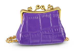 Purple Clasp Crossbody