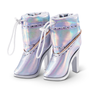 Booties, silver
