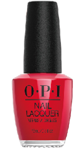 OPI nail lacquer big apple red