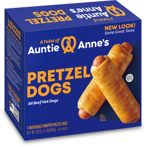 Auntie Anne's pretzel dogs