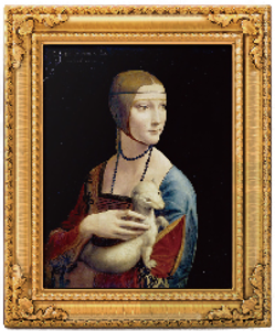 "Lady with an Ermine" by Leonardo da Vinci