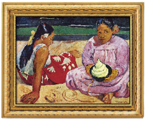 "Tahitian Women On The Beach" [with ice cream] by Paul Gauguin