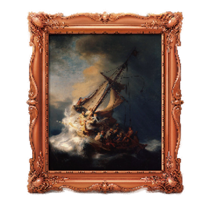 "The Storm On The Sea Of Galilee" by Rembrandt