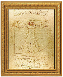 "Vitruvian Man" by Leonardo da Vinci