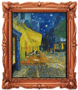"Café Terrace at Night" by Vincent van Gogh