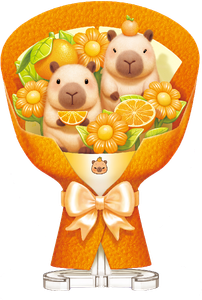 Capybara Orange Bouquet