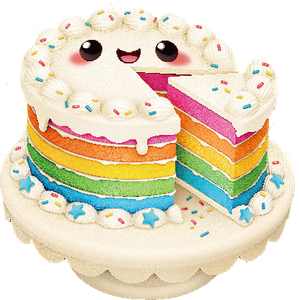 Rainbow cacke