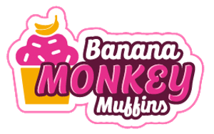 Sticker Banana Monkey Muffins